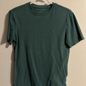 American Eagle Super Soft T-Shirt - Teal, Men's XS